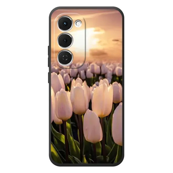 Чехол с рисунком «Закат с цветами» для TECNO Spark 40 Pro Plus Чехол с рисунком «Закат с цветами» для TECNO Spark 40 Pro Plus