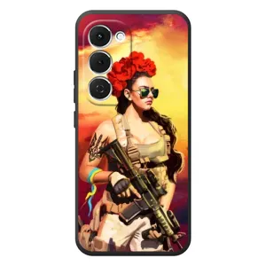 ЗСУ Чехлы (TPU) для Tecno Spark 40 Pro Plus (Женщина солдат)