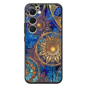 Чохли з сенсом на Tecno Spark 40 Pro Plus (Золоті узори)