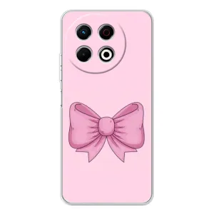 Чохол банти для Tecno Spark 40 Pro (Рожевий бантик)