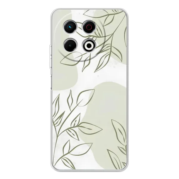 Чехол с рисунком «Зелёный дизайн» для TECNO Spark 40 Pro Чехол с рисунком «Зелёный дизайн» для TECNO Spark 40 Pro
