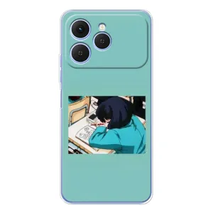 Чехол с персонажами АНИМЕ на Tecno Spark 40 (Аканэ Тэндо)