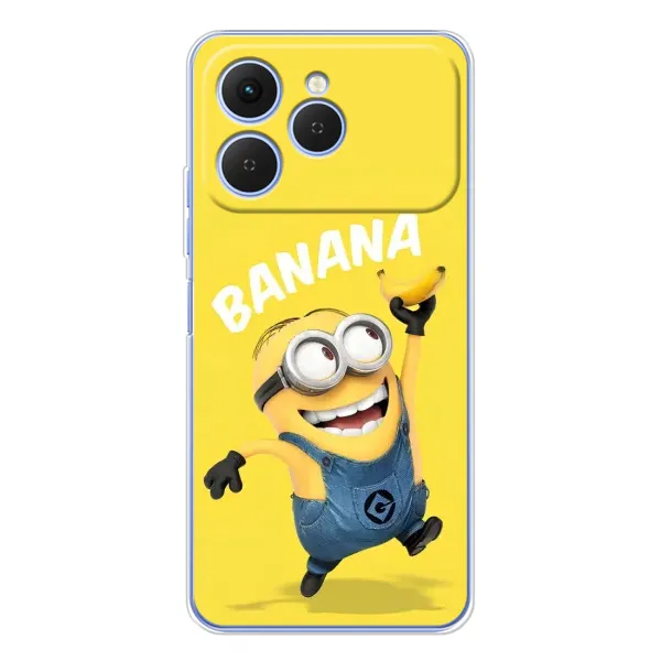 Чехол с рисунком «Banana» для TECNO Spark 40