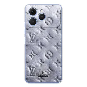 Текстурный Чехол Louis Vuitton для Спарк 40 (Белый ЛВ)
