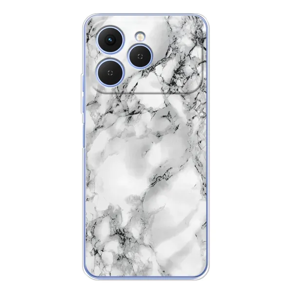 Чехол с рисунком «Белый мрамор» для TECNO Spark 40 Чехол с рисунком «Белый мрамор» для TECNO Spark 40