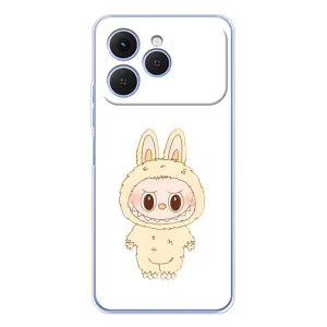 Чохол з принтом Лабубу для Tecno Spark 40 (Бежевий Лабубу)