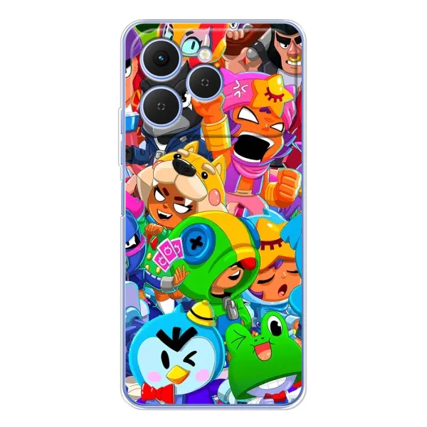 Чехол с рисунком «Brawl-Stars» для TECNO Spark 40 Чехол с рисунком «Brawl-Stars» для TECNO Spark 40