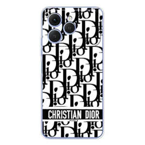 Чехол (Dior, Prada, YSL, Chanel) для Tecno Spark 40 (Christian Dior)