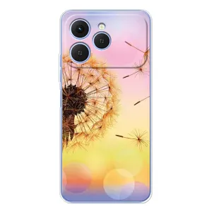 Силіконовий Чохол з кульбабками на Tecno Spark 40 (Квітка-кульбаба)