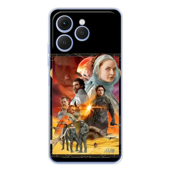 Чехол с рисунком «Д Ю Н А» для TECNO Spark 40