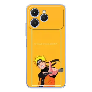Чохли з принтом НАРУТО на Tecno Spark 40 (Даттебайо)