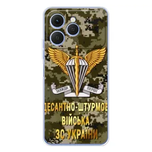 Чехлы на военную тематику для Tecno Spark 40 (ДШВ ЗСУ)