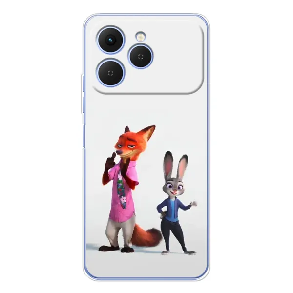 Чехол с рисунком «Джуди и Ник» для TECNO Spark 40 Чехол с рисунком «Джуди и Ник» для TECNO Spark 40