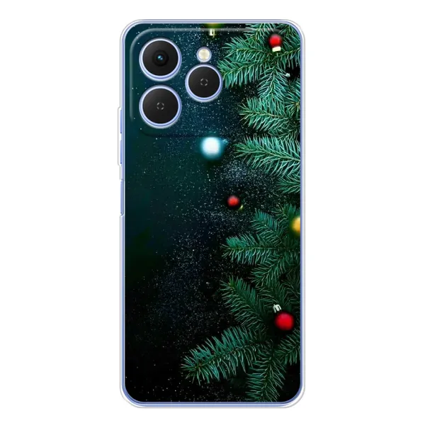 Чехол с рисунком «Елка» для TECNO Spark 40