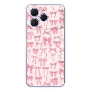 Чохол банти для Tecno Spark 40 (Фон бантики)