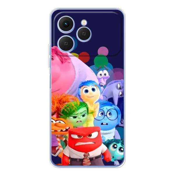 Чехол с рисунком «Герои головоломки» для TECNO Spark 40 Чехол с рисунком «Герои головоломки» для TECNO Spark 40