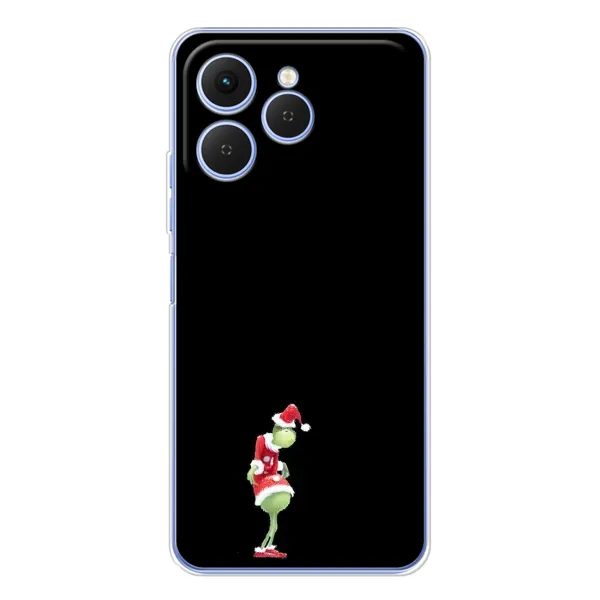 Чехол с рисунком «Гринч на чорном» для TECNO Spark 40 Чехол с рисунком «Гринч на чорном» для TECNO Spark 40