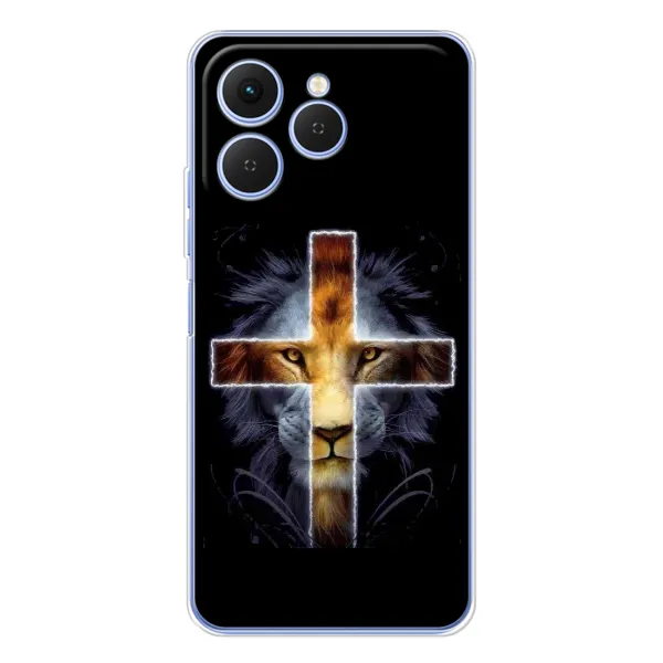 Чехол с рисунком «Иисус Лев» для TECNO Spark 40 Чехол с рисунком «Иисус Лев» для TECNO Spark 40