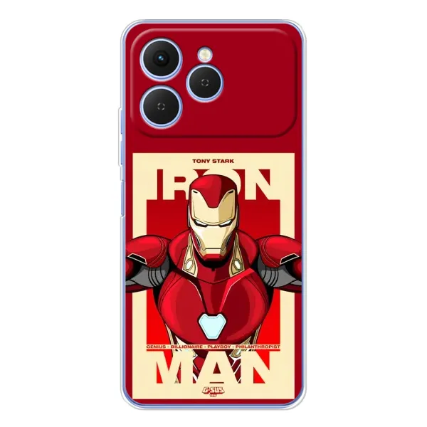Чехол с рисунком «Iron man» для TECNO Spark 40 Чехол с рисунком «Iron man» для TECNO Spark 40