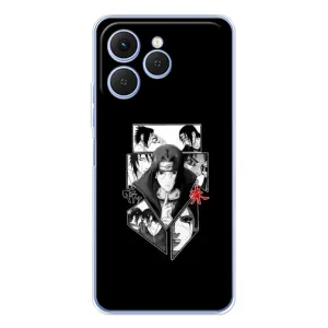 Чохли з принтом Ітачі Учіха на Tecno Spark 40 (Коллаж Ітачі)