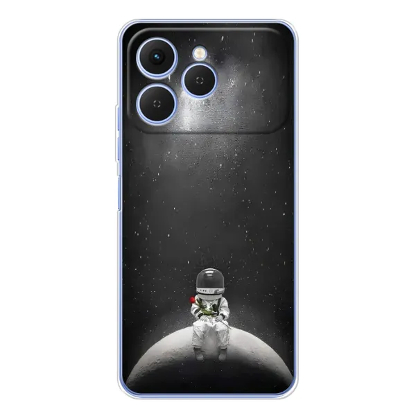 Чехол с рисунком «Космонавт романтик» для TECNO Spark 40