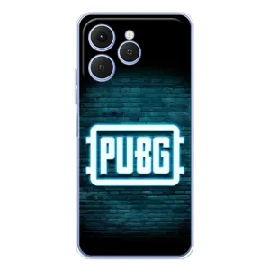 Чехол (TPU) с картинкой "Лого Пабг" на Спарк 40 (Лого PUBG)