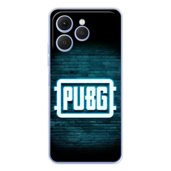 Чехол с рисунком «Лого PUBG» для TECNO Spark 40