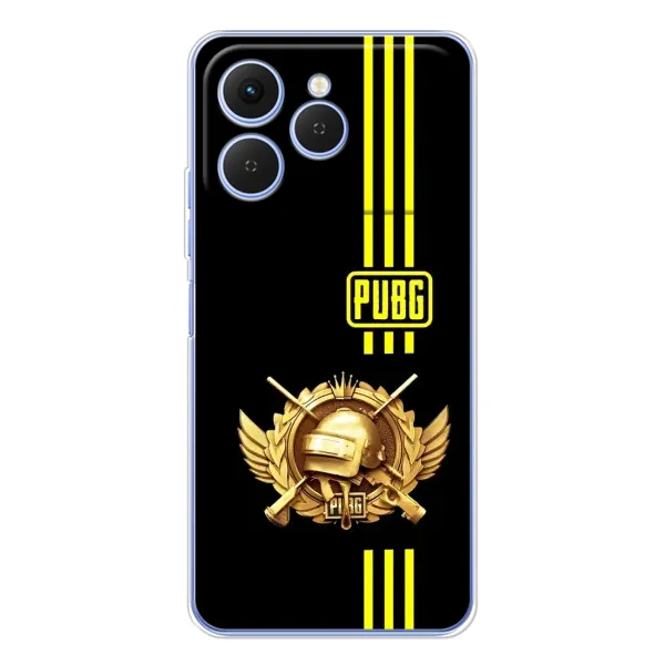 Чехол с рисунком «Лого PUPG» для TECNO Spark 40
