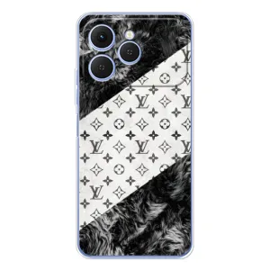 Чехол Стиль Louis Vuitton на Tecno Spark 40 (LV на белом)