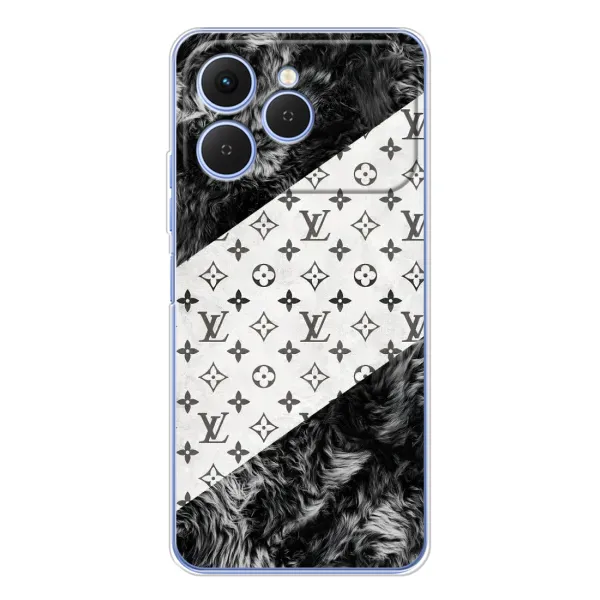 Чехол с рисунком «LV на белом» для TECNO Spark 40 Чехол с рисунком «LV на белом» для TECNO Spark 40