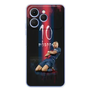 Чехол (TPU) с Футболистом на Tecno Spark 40 (MBAPPE 10)