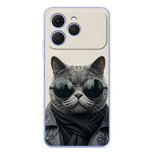 Чехол на тематику: Коты для TECNO Spark 40 (Модный кот)