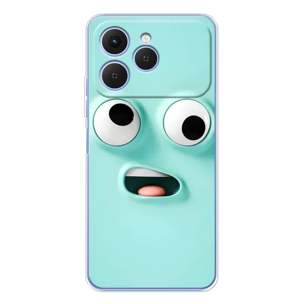 Чехол с рисунком «Забавное мятное лицо» для TECNO Spark 40 Чехол с рисунком «Забавное мятное лицо» для TECNO Spark 40
