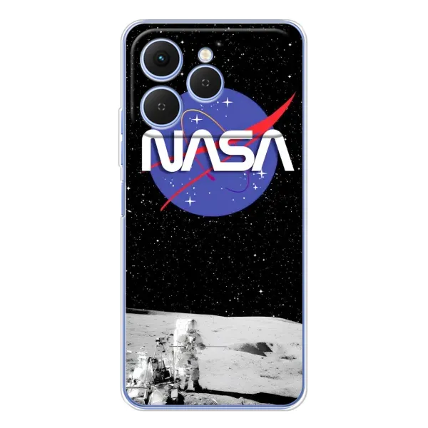 Чехол с рисунком «Nasa на луне» для TECNO Spark 40 Чехол с рисунком «Nasa на луне» для TECNO Spark 40