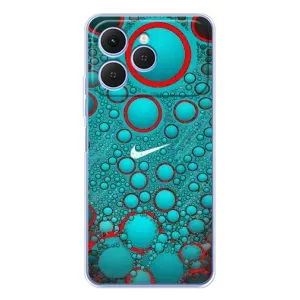 Силіконовый Чохол на Tecno Spark 40 з картинкою НАЙК (Найк зелений)