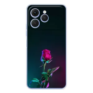 Чохли з принтом Троянд для Tecno Spark 40 (Нічна троянда)