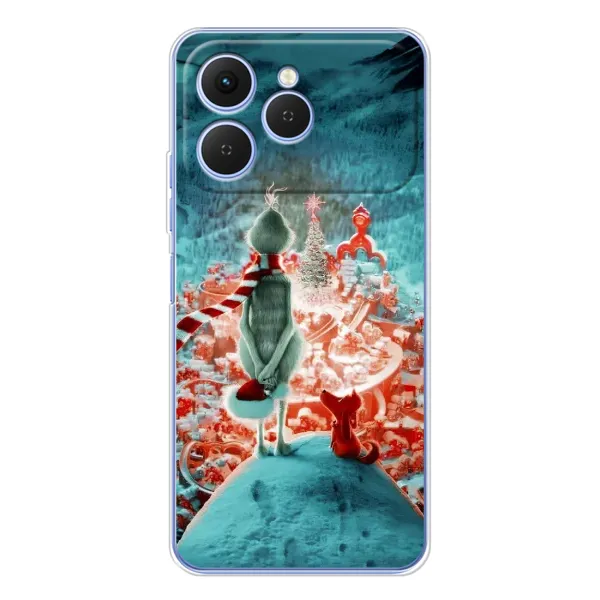 Чехол с рисунком «Новогодний Гринч» для TECNO Spark 40 Чехол с рисунком «Новогодний Гринч» для TECNO Spark 40