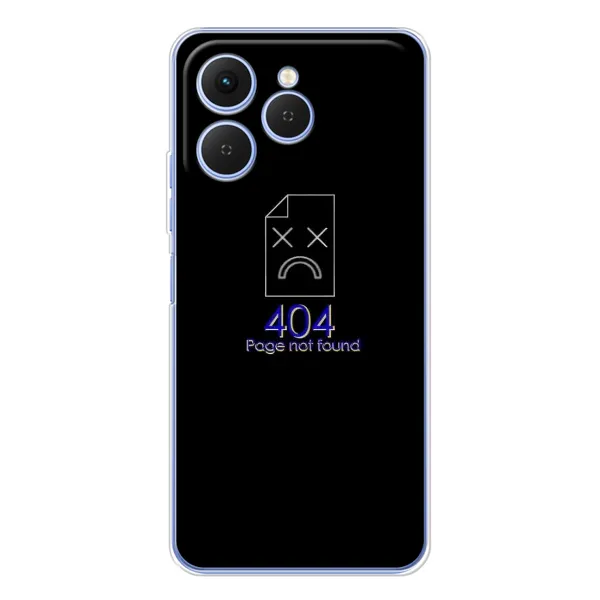 Чохол з малюнком «Помилка 404» для TECNO Spark 40