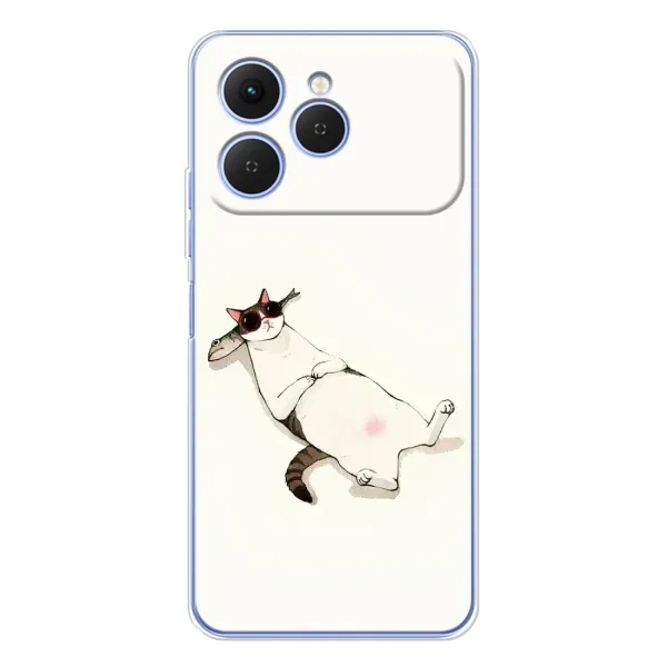 Чехол с рисунком «Отдых» для TECNO Spark 40