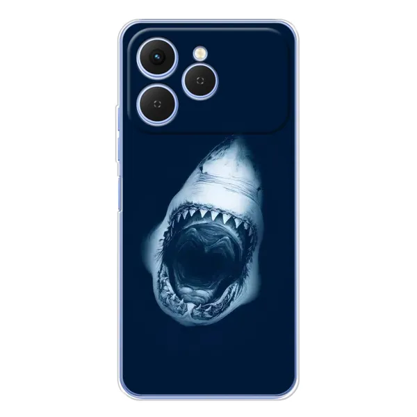 Чехол с рисунком «Пасть Акулы» для TECNO Spark 40 Чехол с рисунком «Пасть Акулы» для TECNO Spark 40