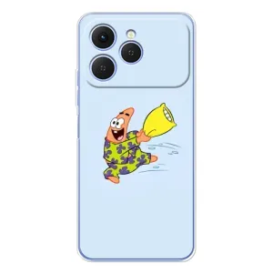 Чохли з Патріком на Tecno Spark 40 (Патрік із подушкою)