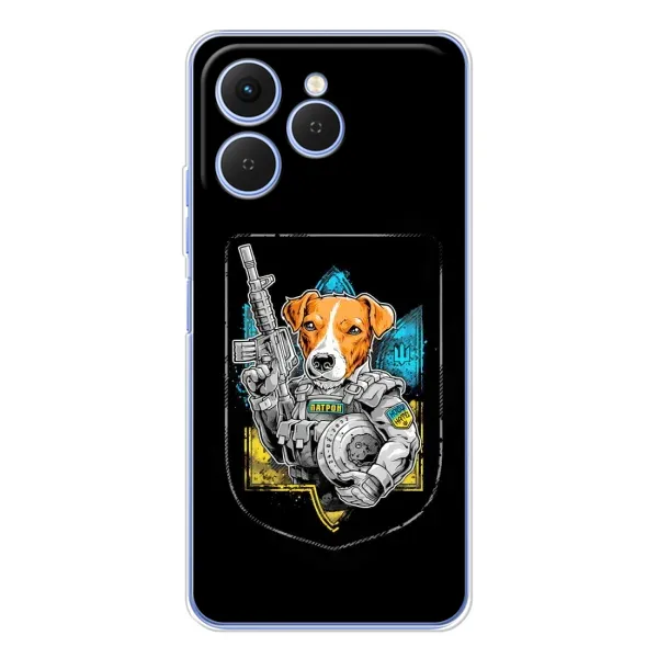 Чохол з малюнком «Патрон Воїн» для TECNO Spark 40
