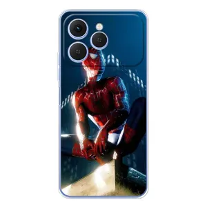 Чехол Супергерой Человека Паука на Tecno Spark 40 (Паук на доме)
