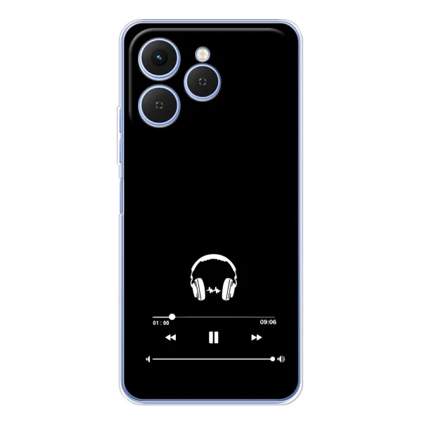 Чехол с рисунком «Плеер» для TECNO Spark 40 Чехол с рисунком «Плеер» для TECNO Spark 40