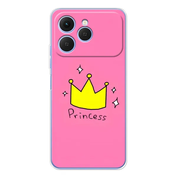 Чехол с рисунком «Princess» для TECNO Spark 40