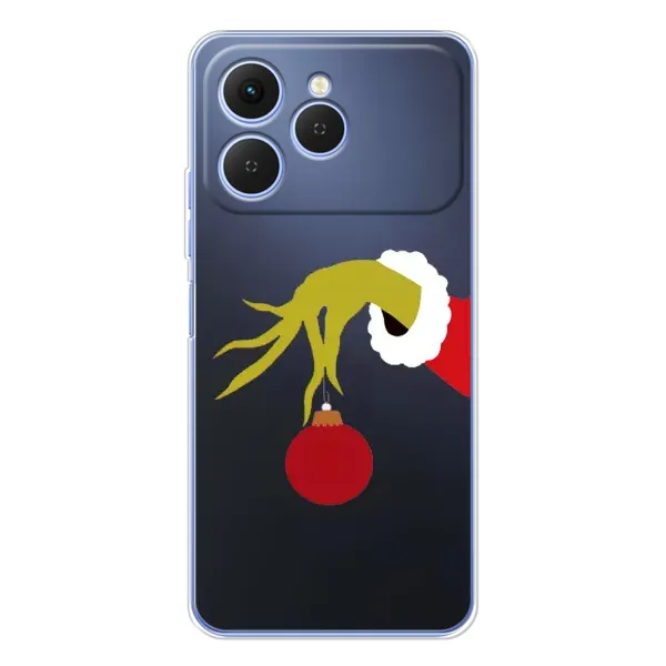 Чехол с рисунком «Рука Гринча» для TECNO Spark 40 Чехол с рисунком «Рука Гринча» для TECNO Spark 40