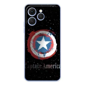 Чехол с Щитом Капитана Америки на Tecno Spark 40 (Щит Капитана)