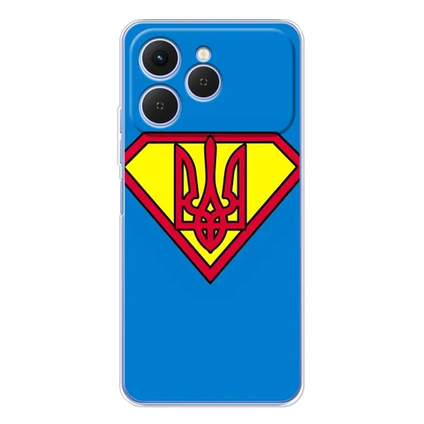 Чехол с рисунком «Super - Герб» для TECNO Spark 40 Чехол с рисунком «Super - Герб» для TECNO Spark 40
