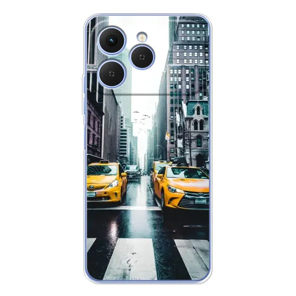 Чехол с рисунком «Такси» для TECNO Spark 40 Чехол с рисунком «Такси» для TECNO Spark 40