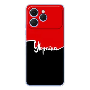 Чохли УПА (Червоно-Чорний) на Tecno Spark 40 (Україна УПА)